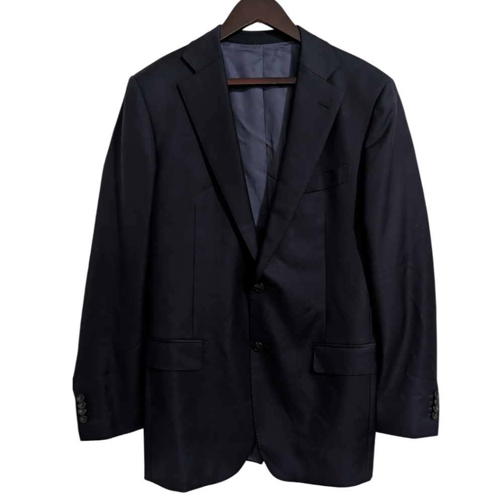 Suitsupply Navy Wool Blazer | Vitale Barberis Canonico | 40L